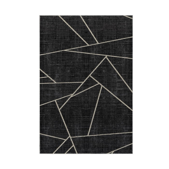 Conceptum Alfombra Negra 100 x 150 cm